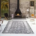 Nanimarquina Carpet Black on white Enstambul