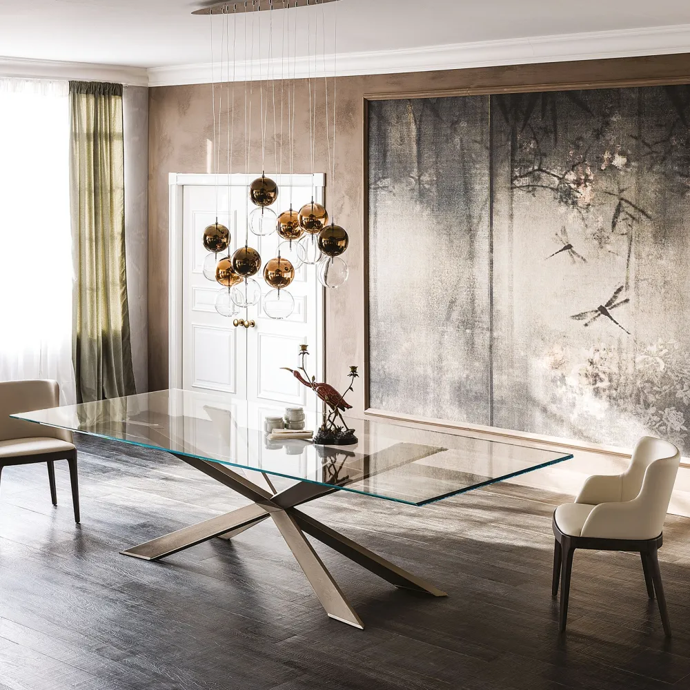 Tisch Cattelan Spyder - extra klares glass