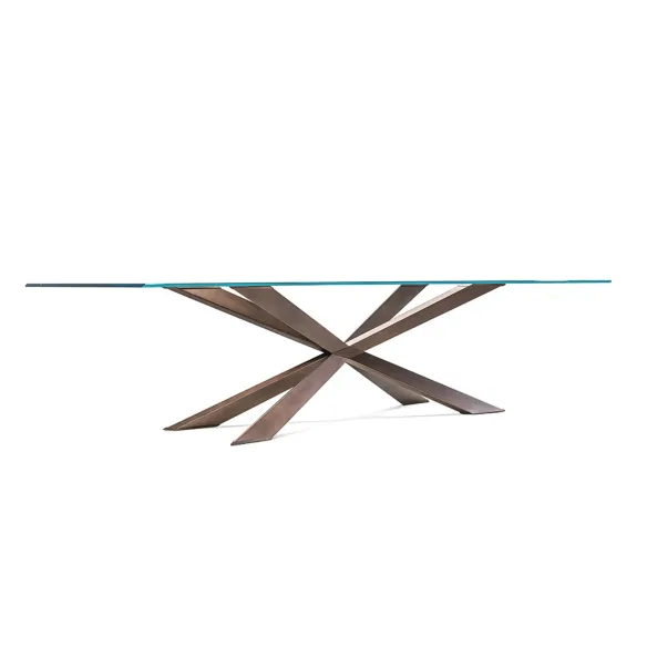 Table Cattelan Spyder - verre extra clair