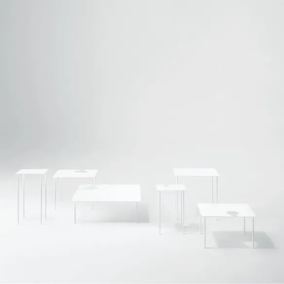 Mesa de centro cuadrada Desalto Softer Than Steel 688
