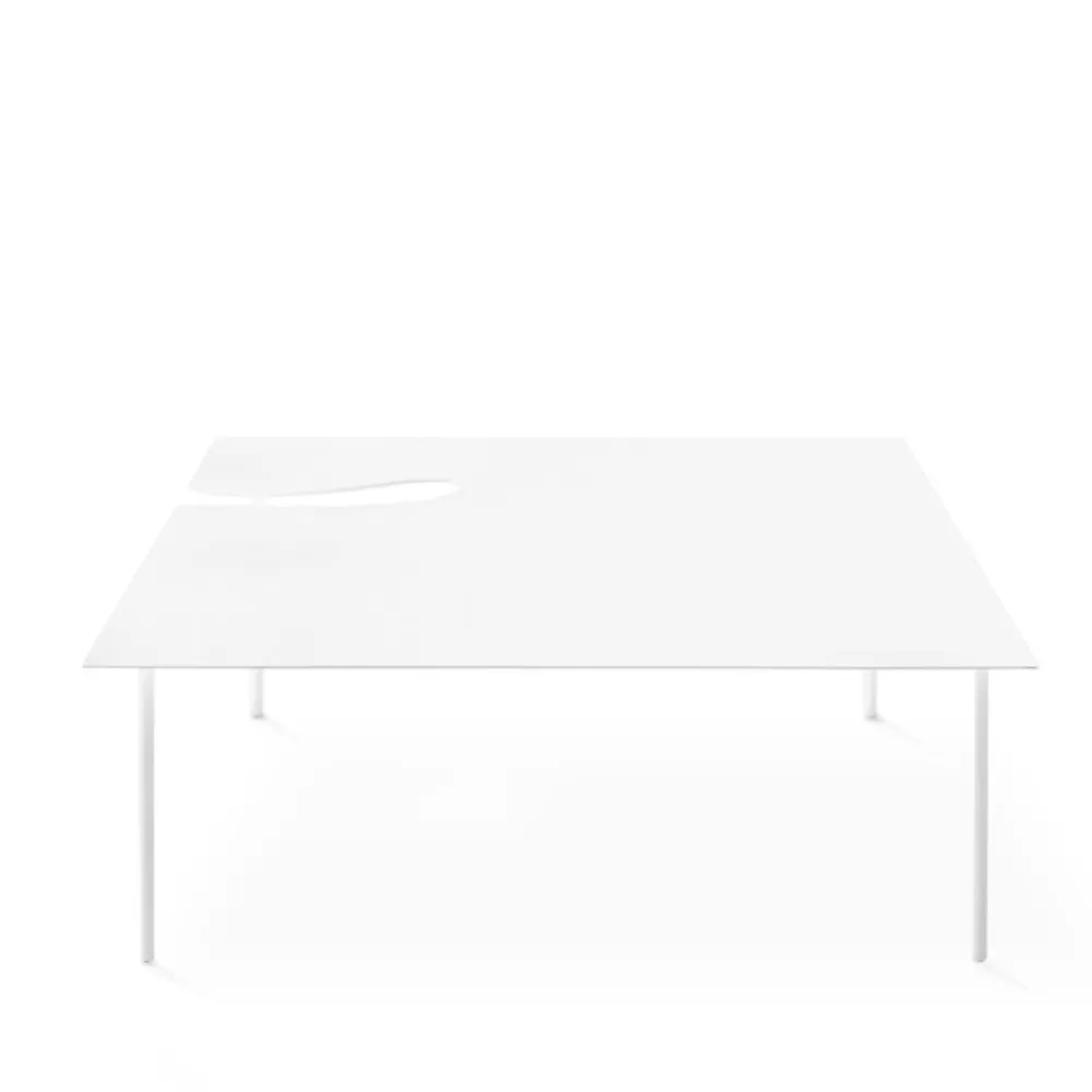 Table basse rectangulaire Desalto Softer Than Steel 688