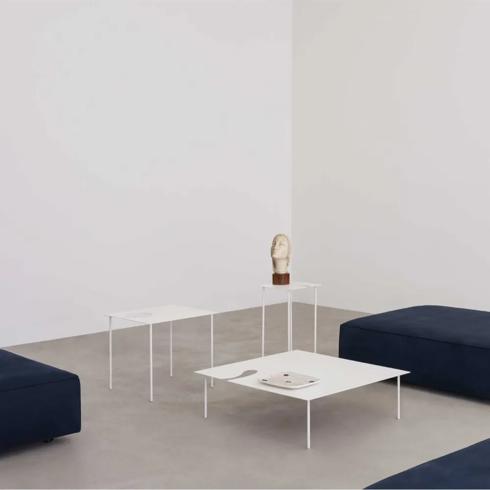 Mesa de centro rectangular Desalto Softer Than Steel 688