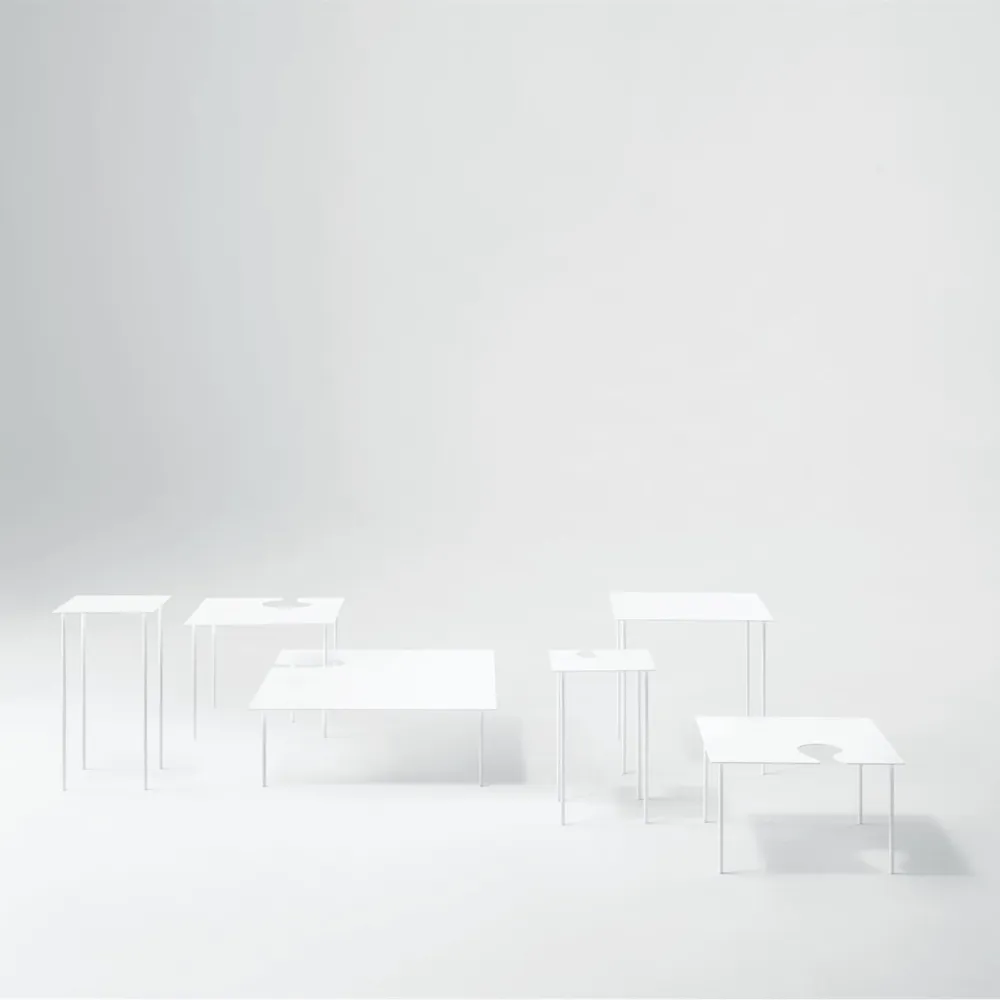Rectangular coffee table Desalto Softer Than Steel 688