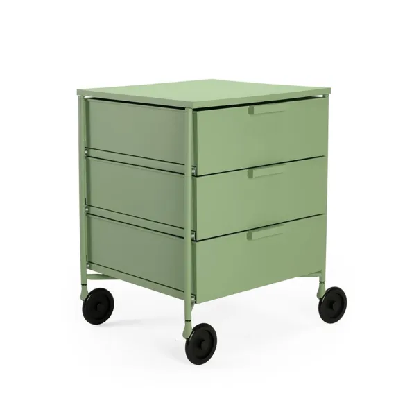Kartell Cassettiera con ruote Mobil Mat