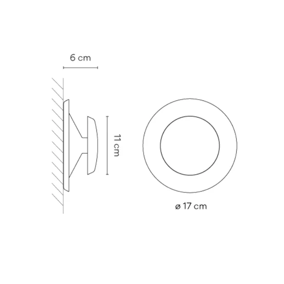 Wandlampe Vibia Top 1154