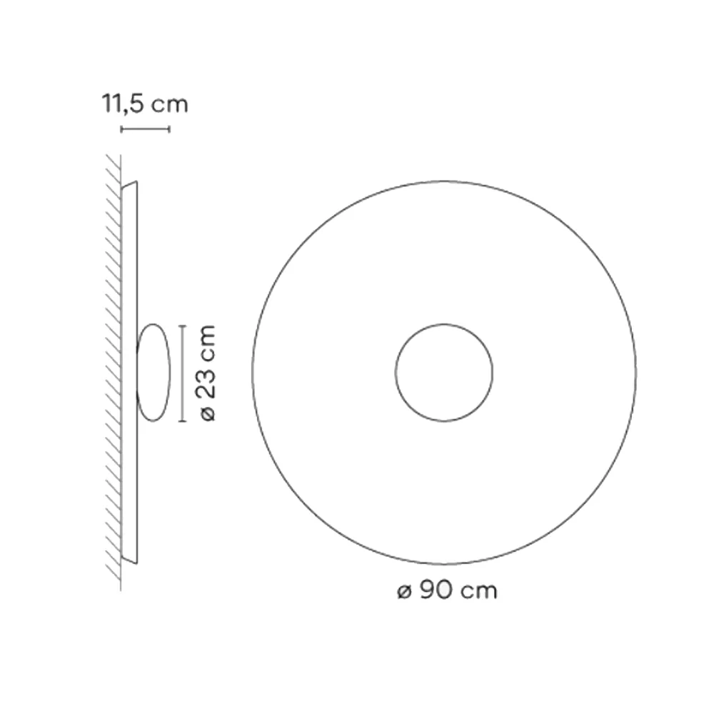 Wall lamp Vibia Top 1154