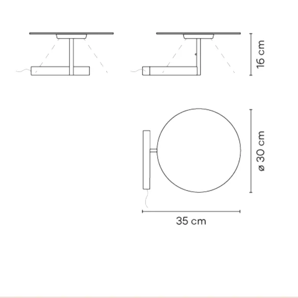 Lampe de table Vibia Flat 5965