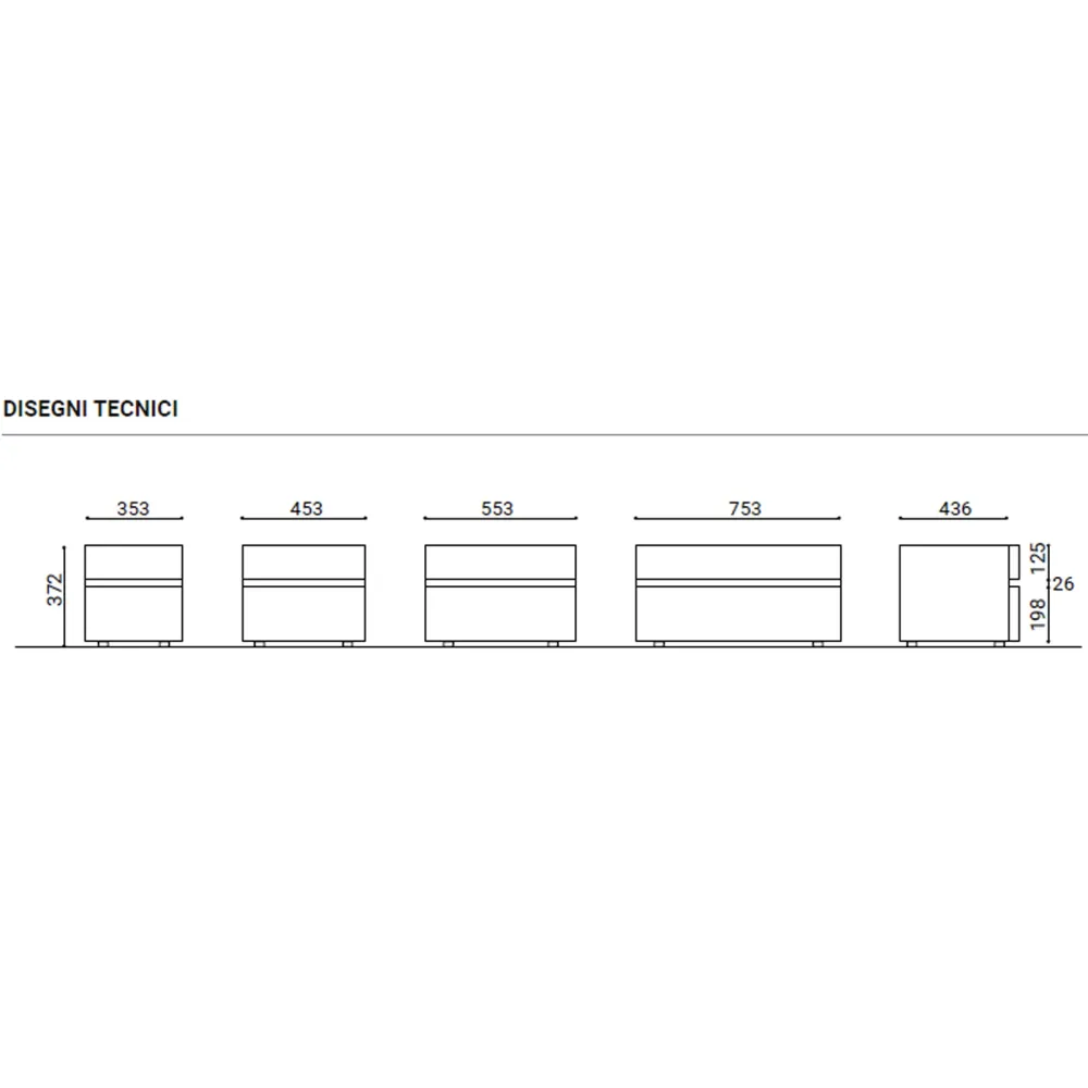 2-drawer bedside table Presotto Club_2
