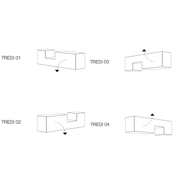Hanging container Minottiitalia Tredi