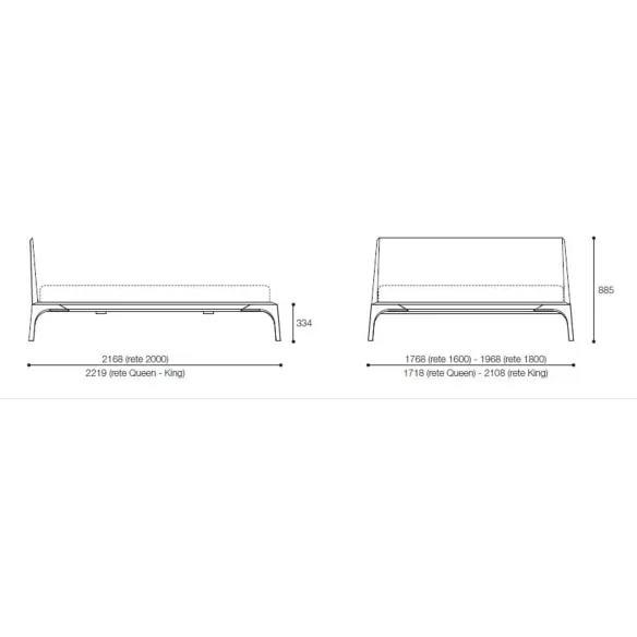 Bed Presotto Relevé