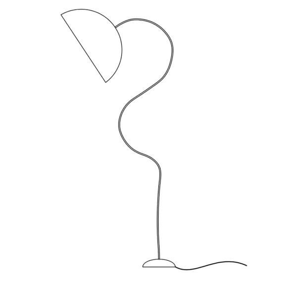 Bodenlampe In-es.artdesign Mezza Luna