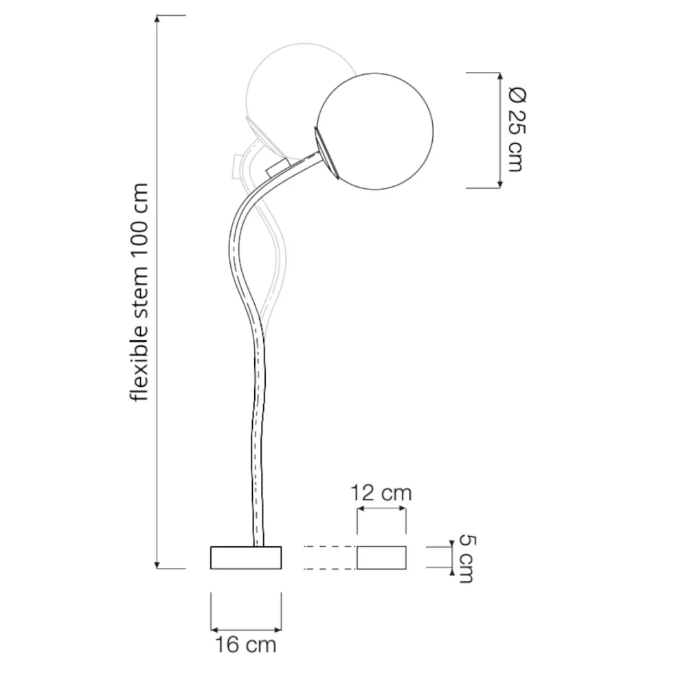 Bodenlampe In-es.artdesign Luna micro