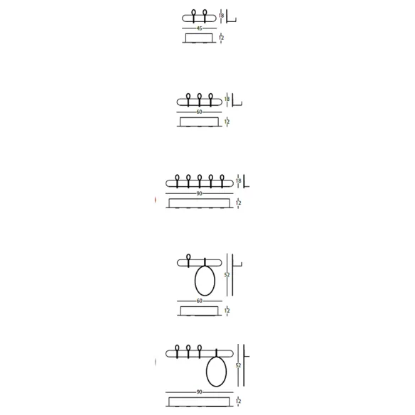 Coat hanger shelf MemeDesign Balloon