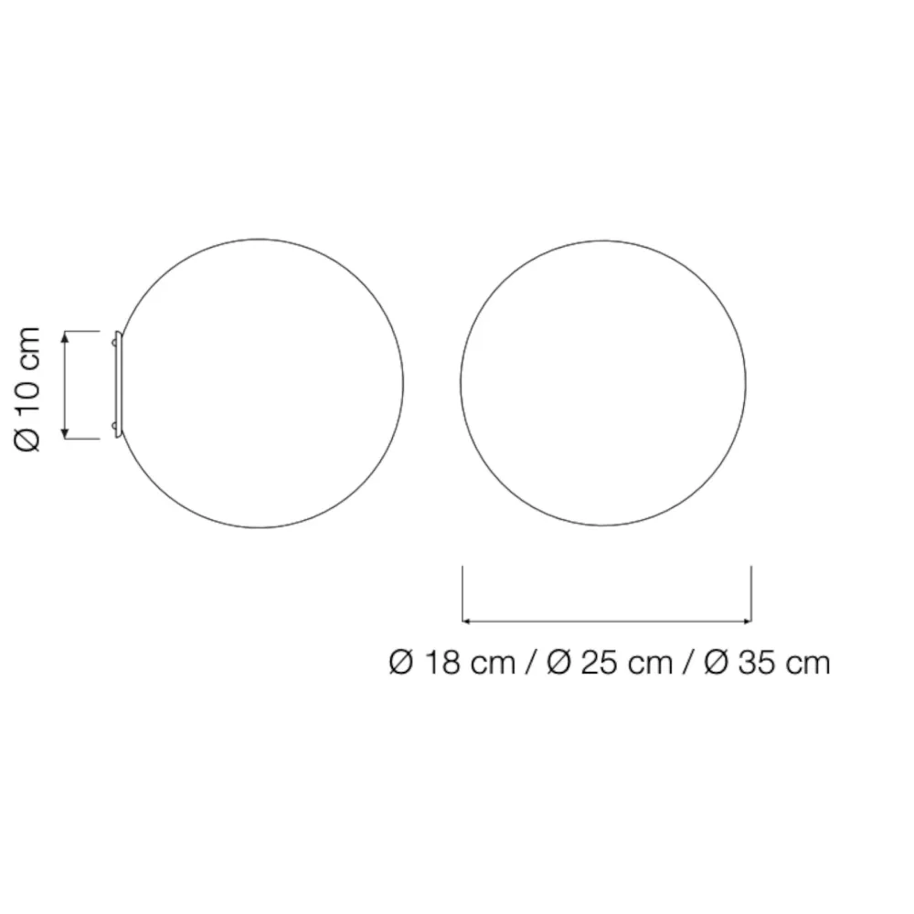Wall lamp In-es.artdesign A. Moon Micro