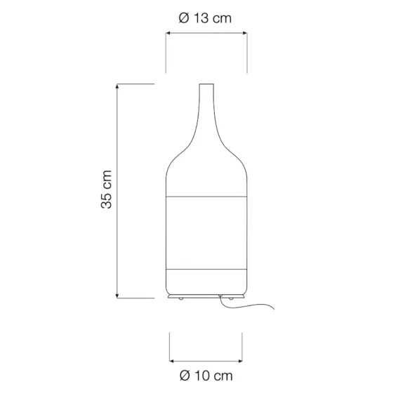 In-es.artdesign Lampe de table Luce liquida 1