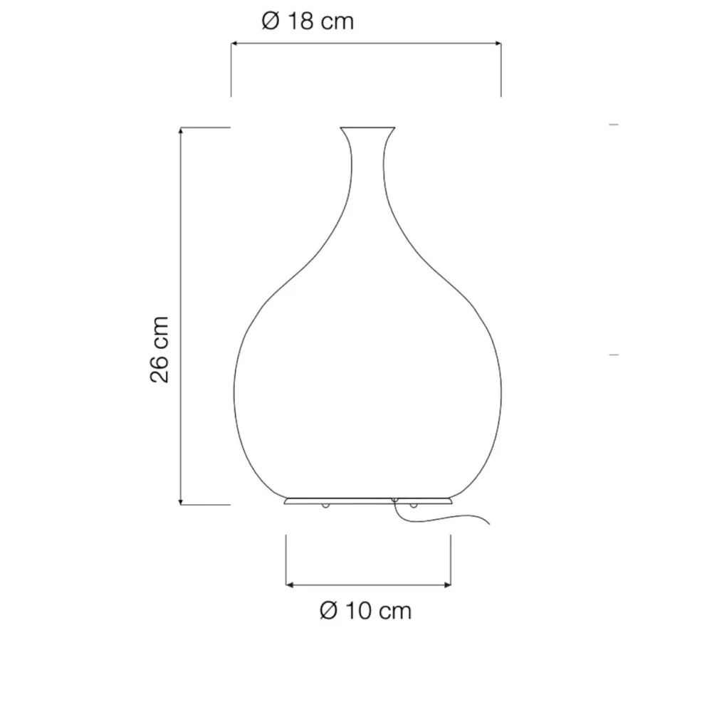 In-es.artdesign Table lamp Luce liquida 2