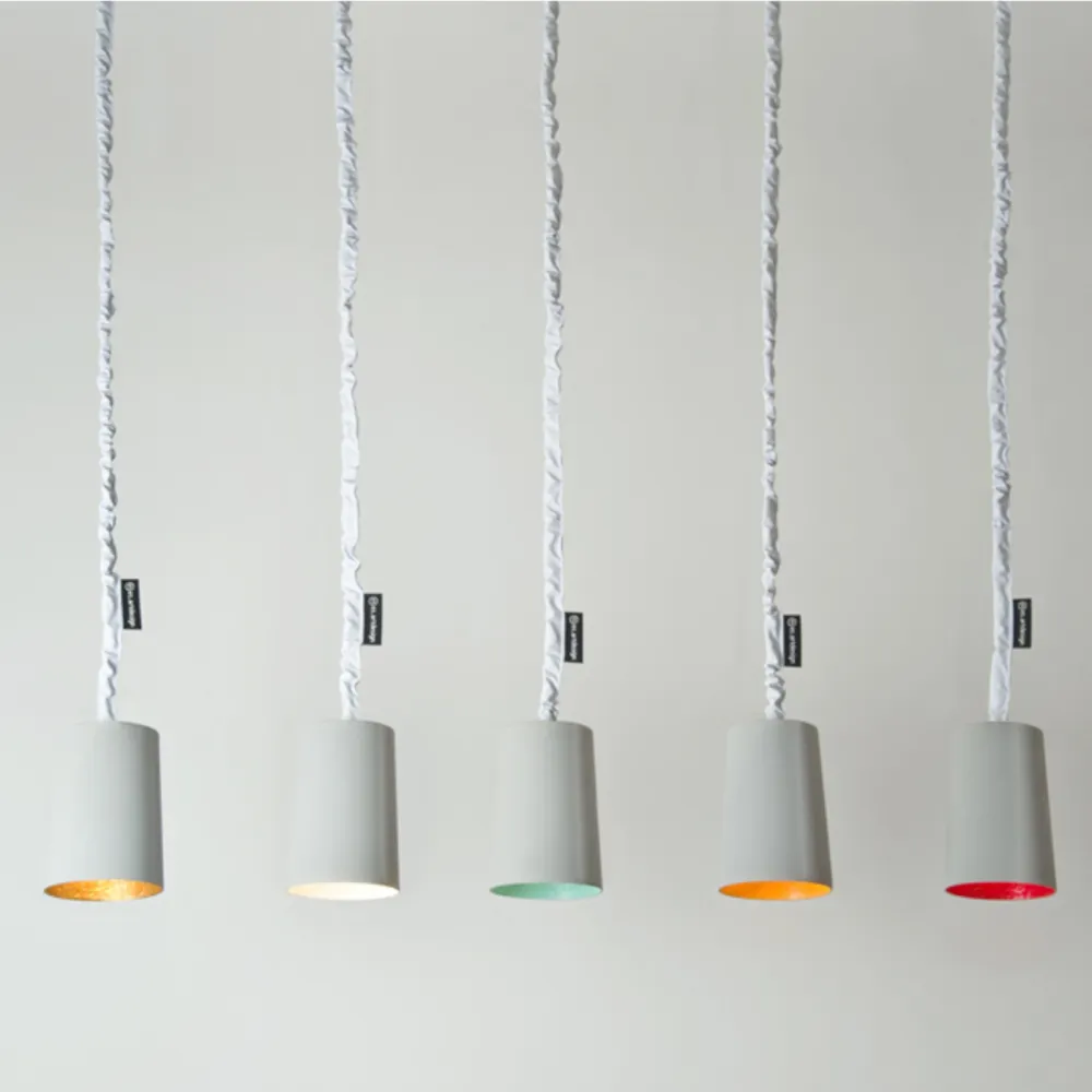 Pendant lamp Ines.artdesign Paint cemento