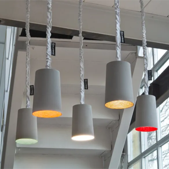 Lampe suspension Ines.artdesign Paint cemento