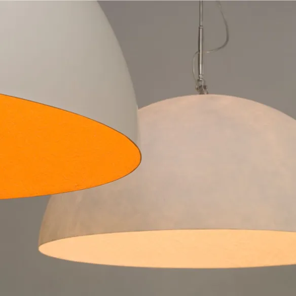 Lampada a sospensione Ines.artdesign Mezza luna 1 Nebulite