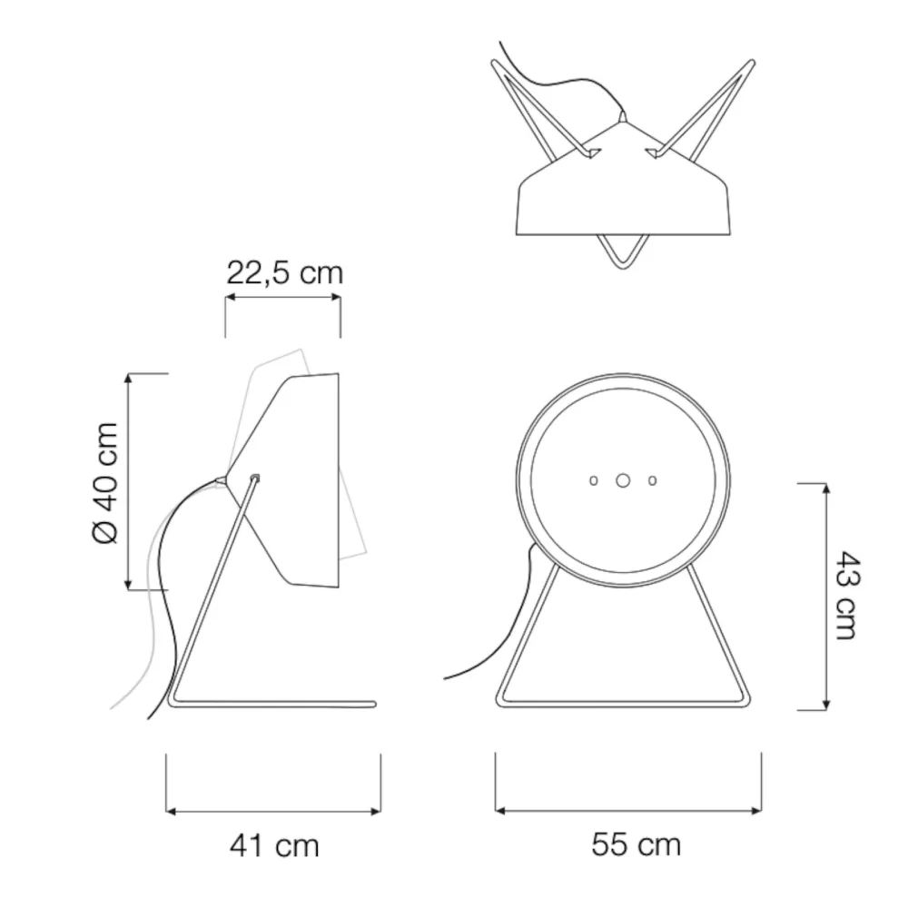 Ground lamp In-es.artdesign Cyrcus F Nebula