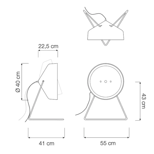 Bodenlampe In-es.artdesign Cyrcus F Nebula