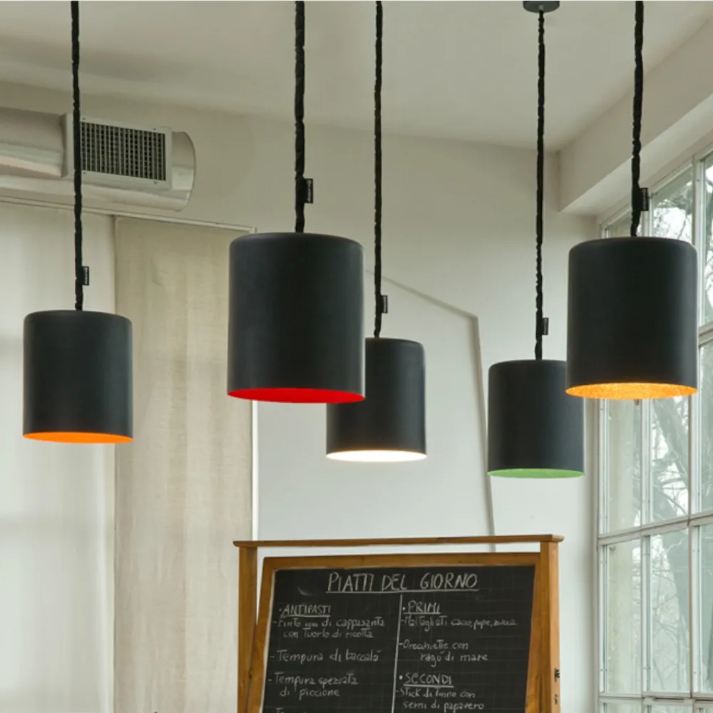 Lampada a sospensione In-es.artdesign Bin Lavagna