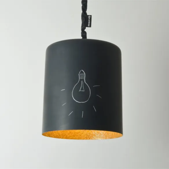Lampada a sospensione In-es.artdesign Bin Lavagna