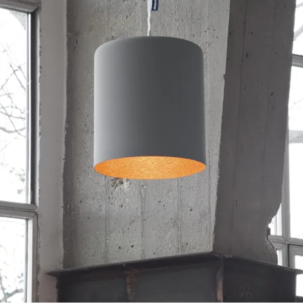 Lampada a sospensione In-es.artdesign Bin Cemento 2