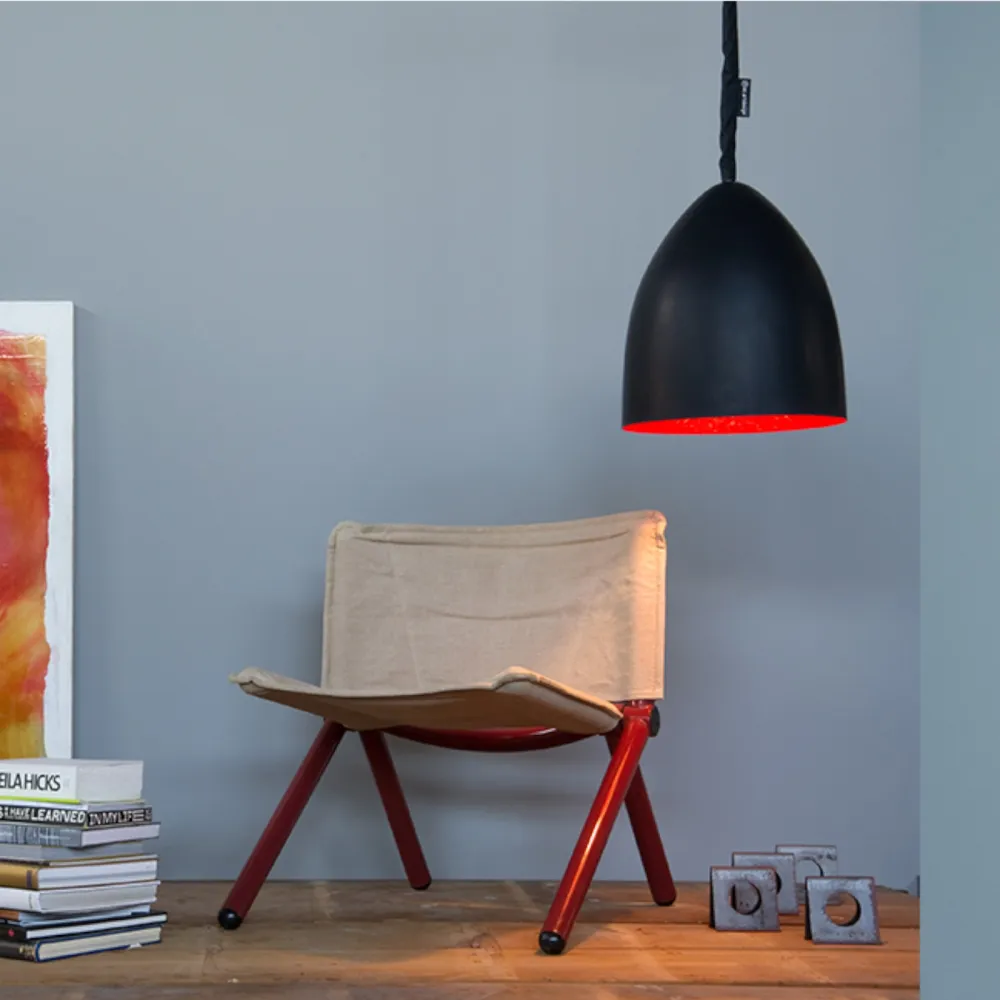 Lampada a sospensione In-es.artdesign Flower S Lavagna