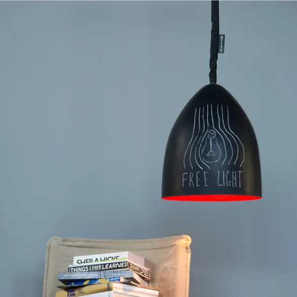 Suspension lamp In-es.artdesign Flower S Lavagna