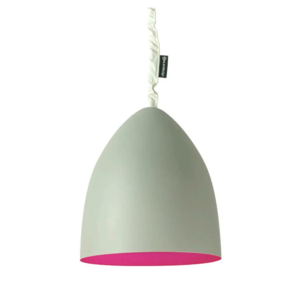 Lampada a sospensione In-es.artdesign Flower S Cemento