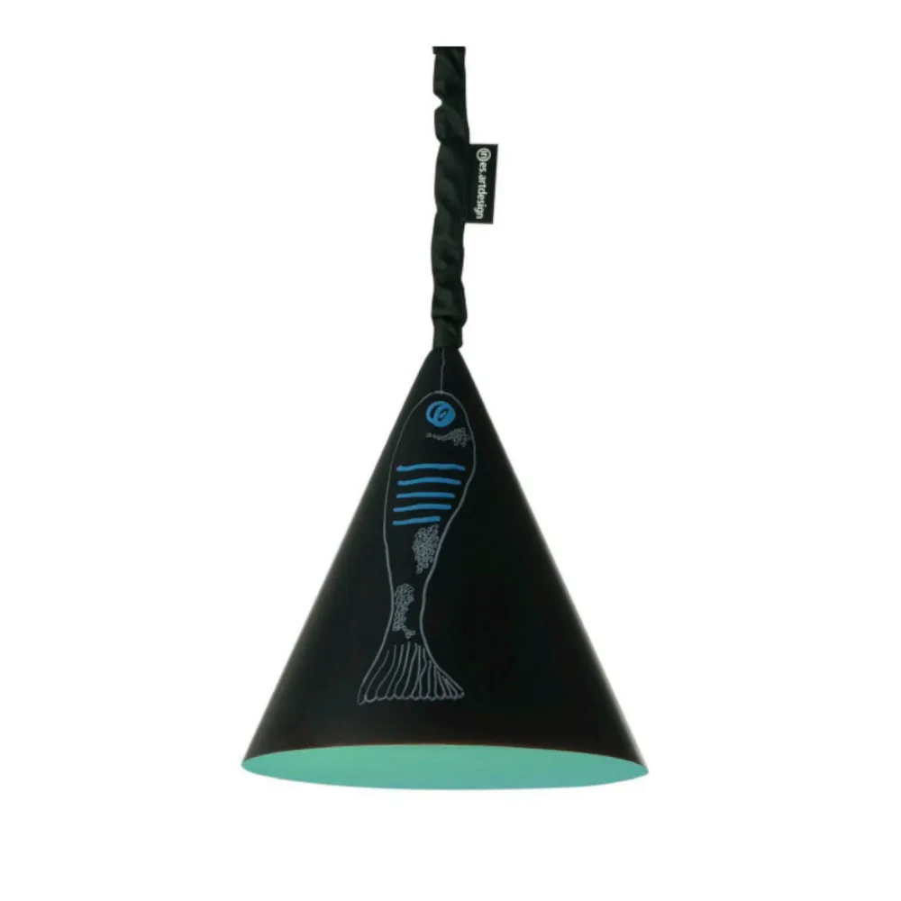Lampe à suspension In-es.artdesign Jazz Lavagna