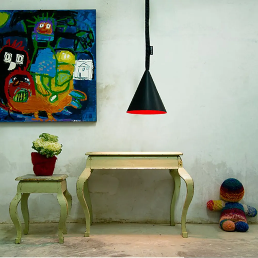 Lampada a sospensione In-es.artdesign Jazz Lavagna