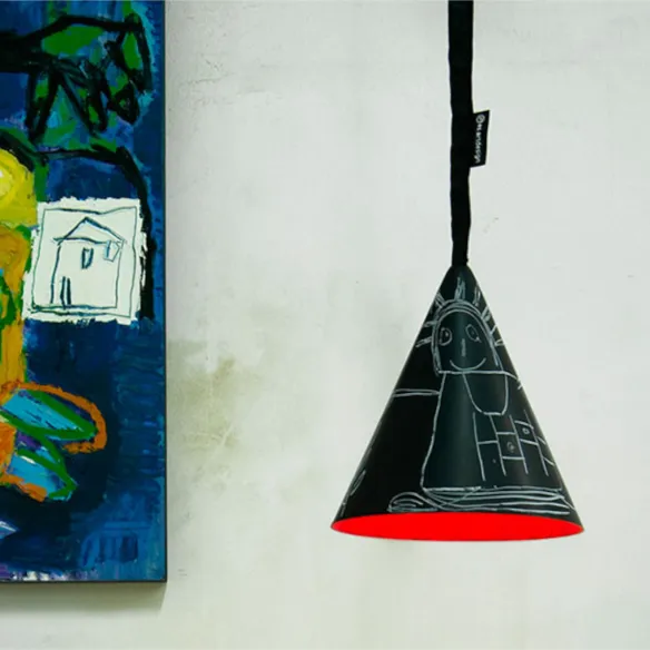 Lampada a sospensione In-es.artdesign Jazz Lavagna