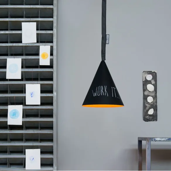 Lampe à suspension In-es.artdesign Jazz Lavagna