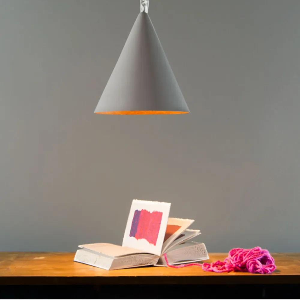 Lampe à suspension In-es.artdesign Jazz Cemento