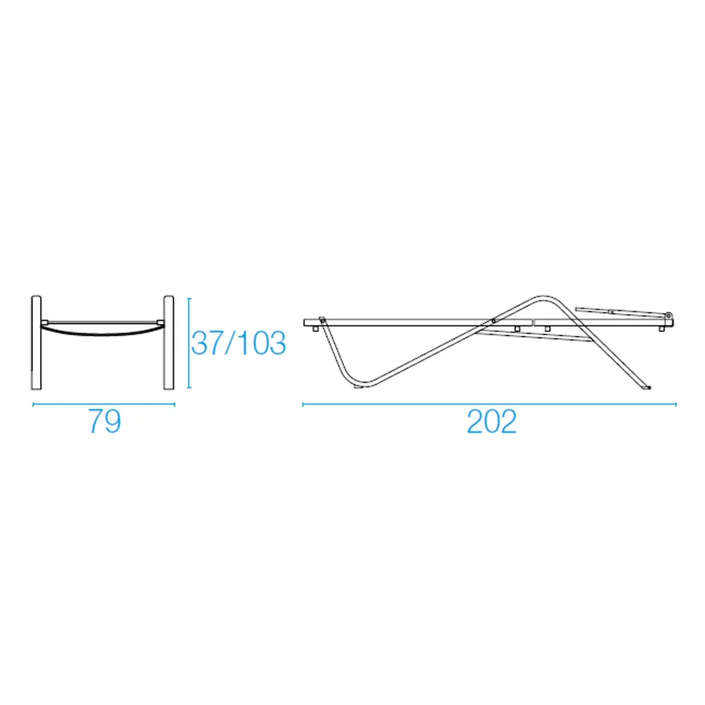 Sunlounger Emu Holly