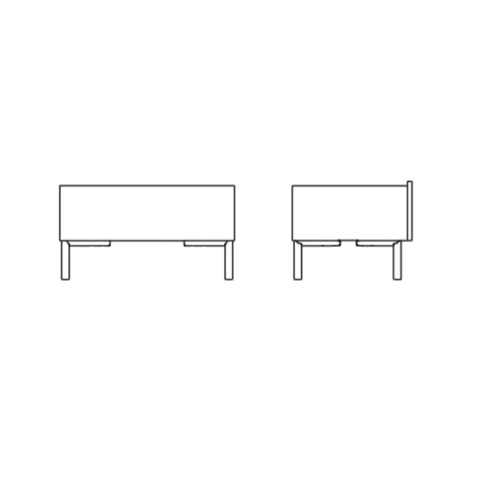 Mesa de noche MyHome Sally