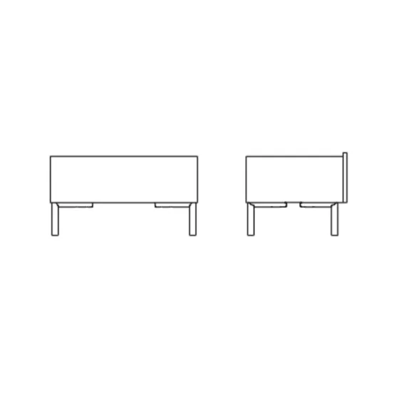 Mesa de noche MyHome Sally