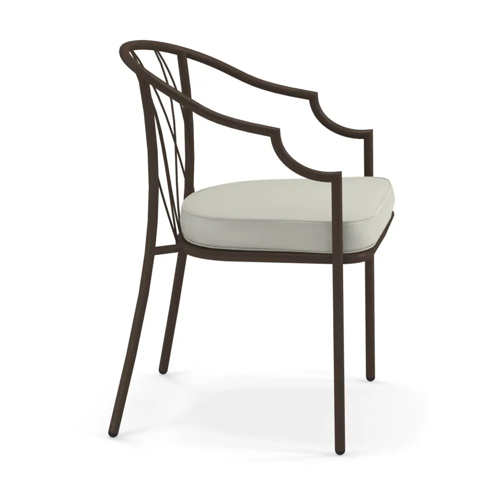 Armchair Emu Como with Low Backrest
