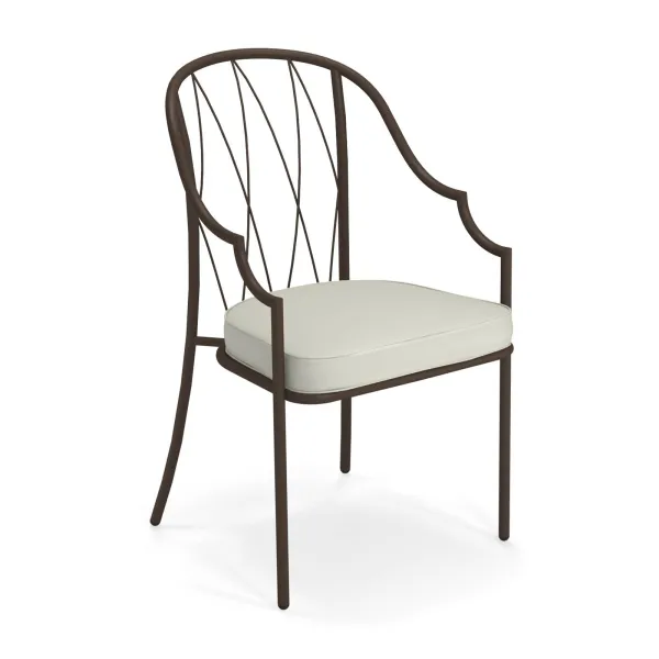 Armchair with high backrest Emu Como