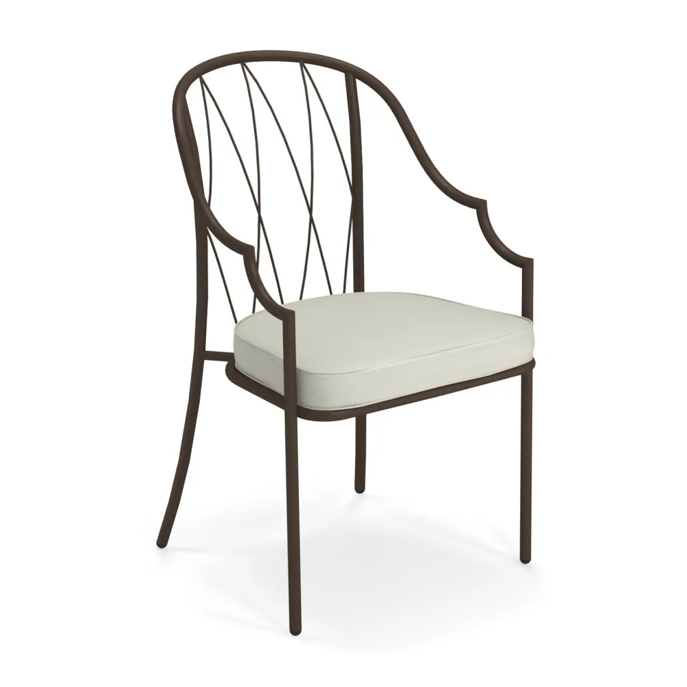Poltroncina con schienale alto Emu Como