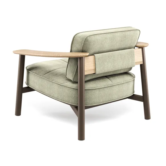 Poltrona Emu Twins Alu-Teak