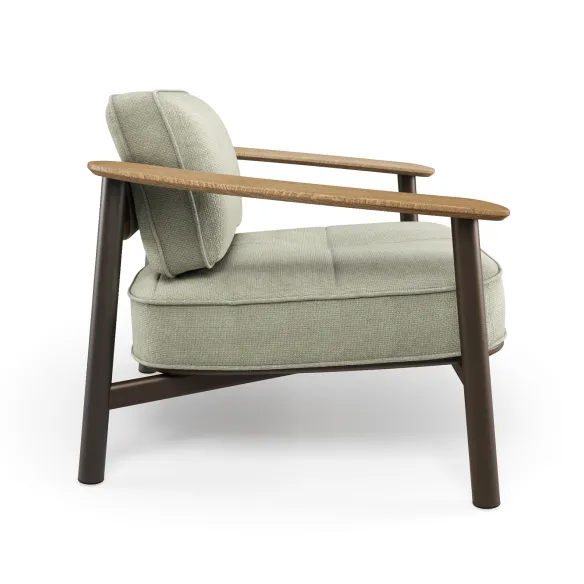 Poltrona Emu Twins Alu-Teak