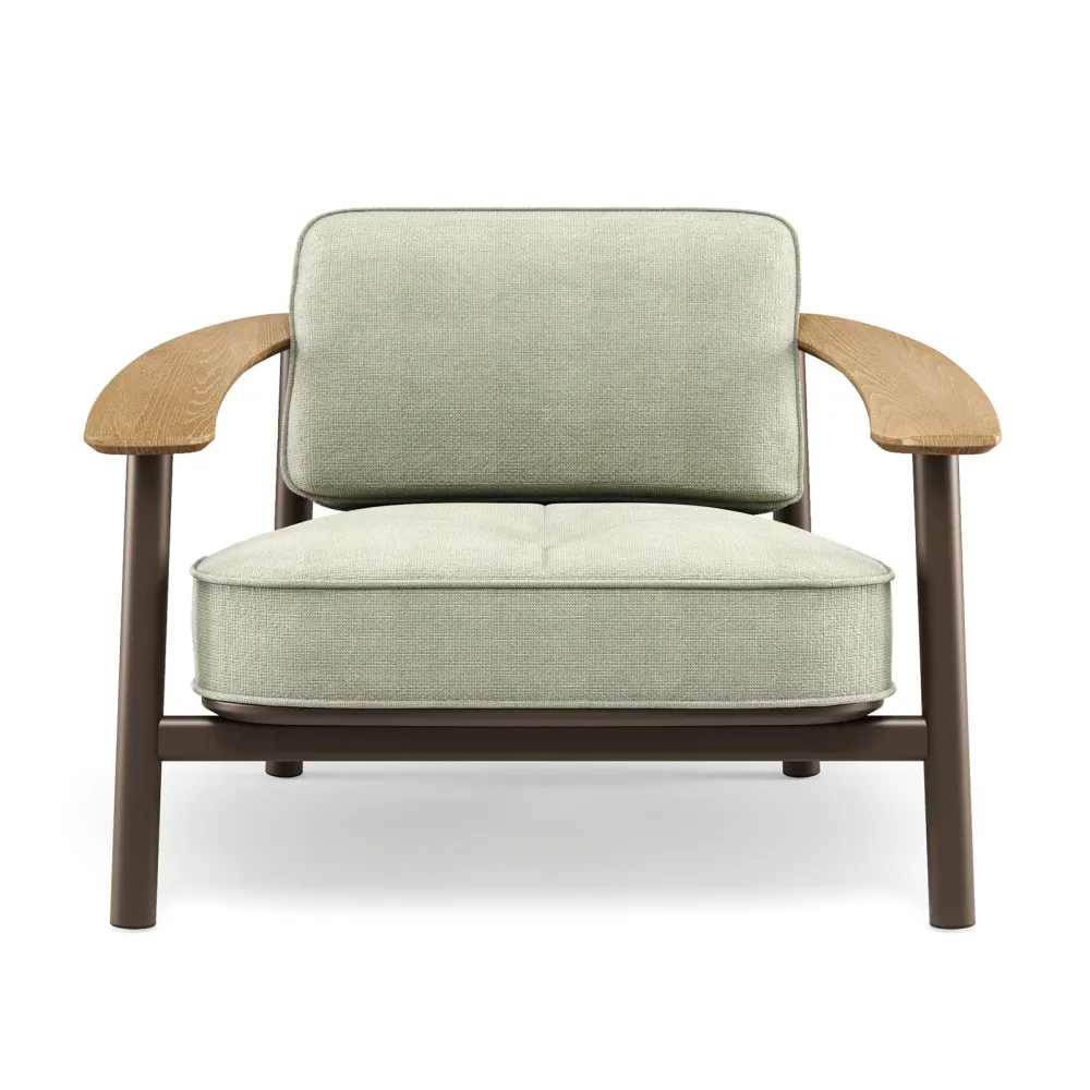Sillòn Emu Twins Alu-Teak