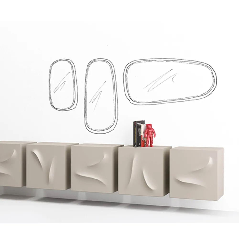 Hanging container Minottiitalia Riflesso d'onda