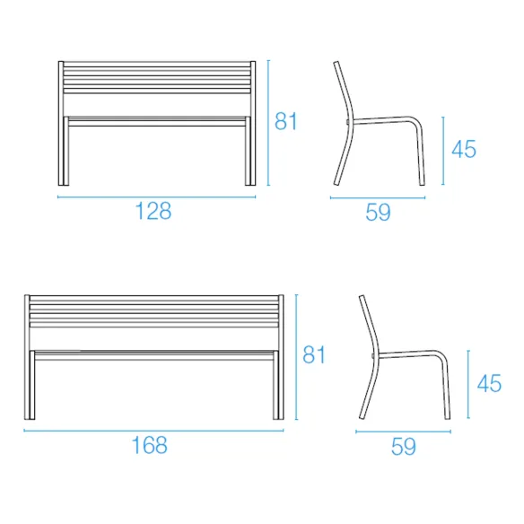 Garden bench Emu Segno