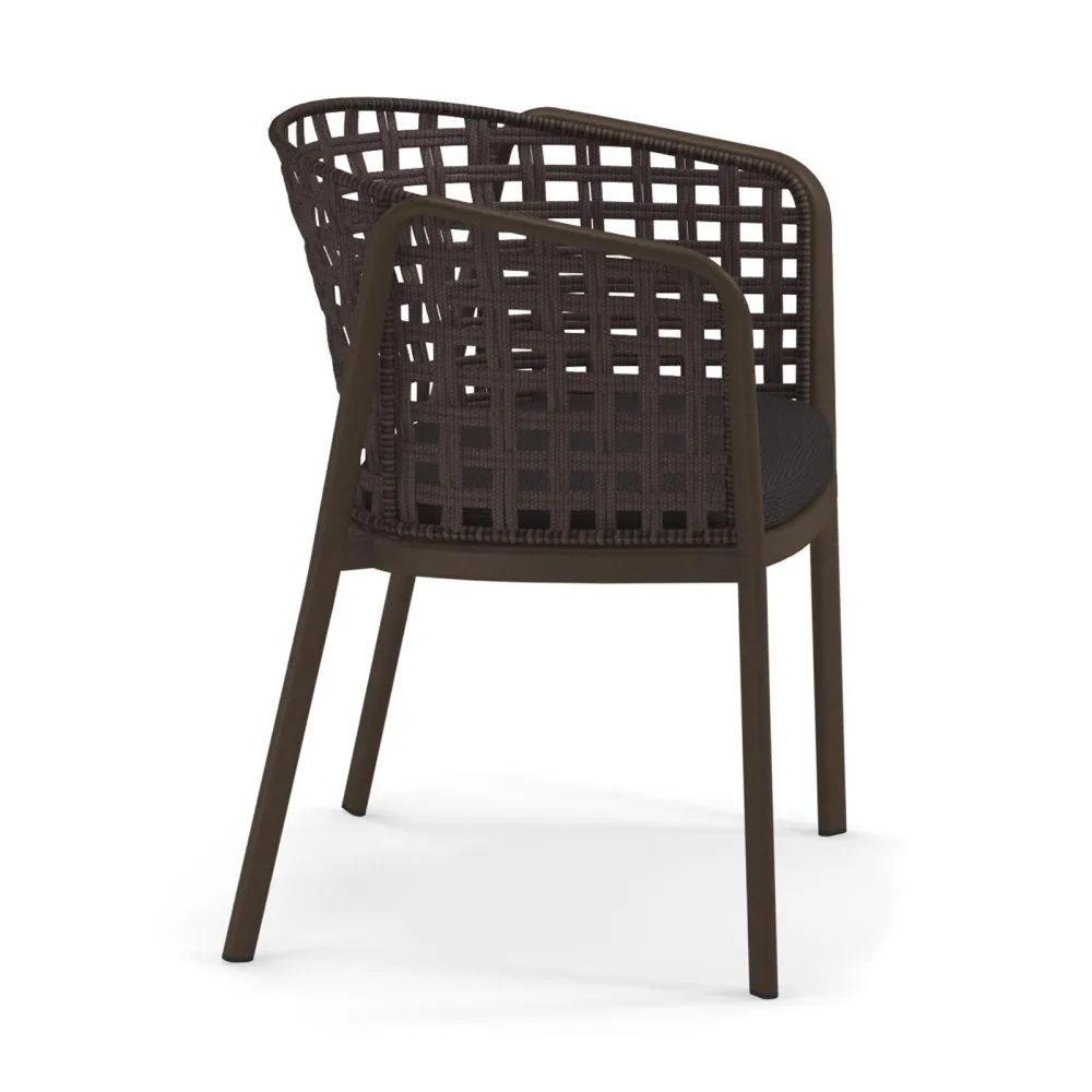 Fauteuil avec tissage carré Emu Carousel