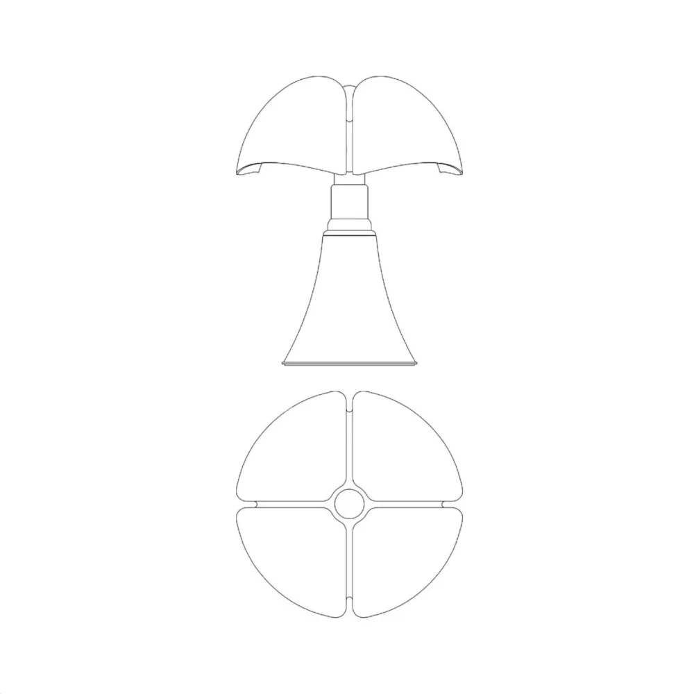 Martinelli Luce Minipipistrello Table lamp