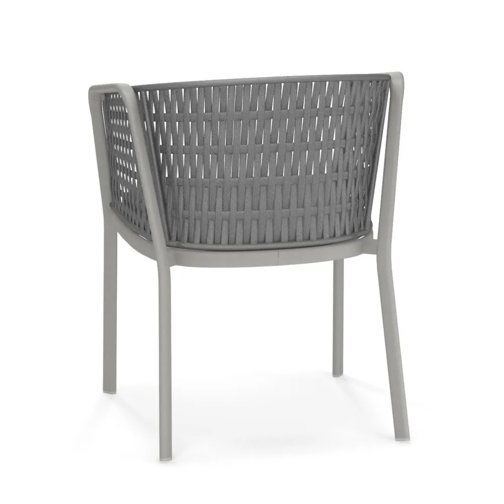 Fauteuil plat en corde Emu Carousel